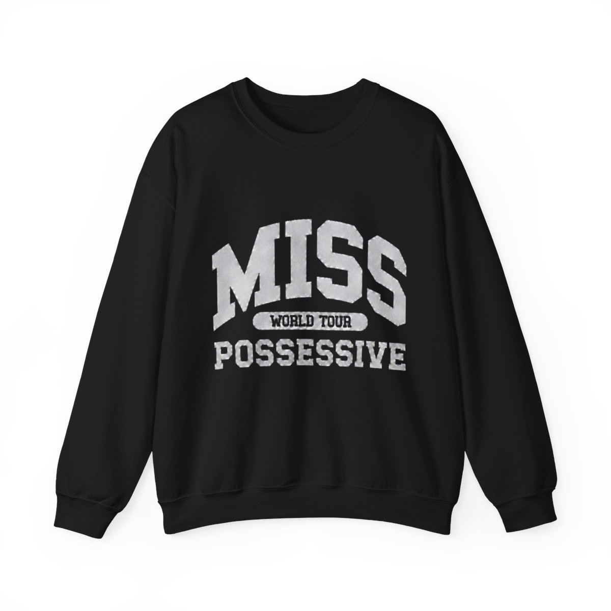 Miss Possessive Crewneck Sweatshirt - White | Tate McRae